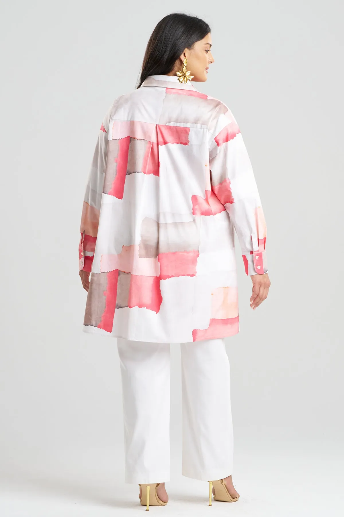Chiyo Cotton Oversized Shirt sold by Natori product image thumbnail 4