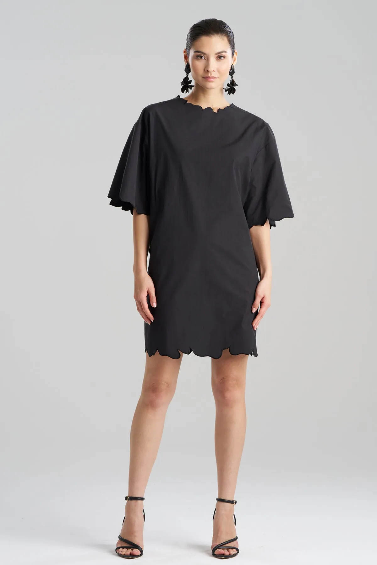 Tech Cotton Taffeta Embroidered T-Shirt Dress sold by Natori product image thumbnail 2