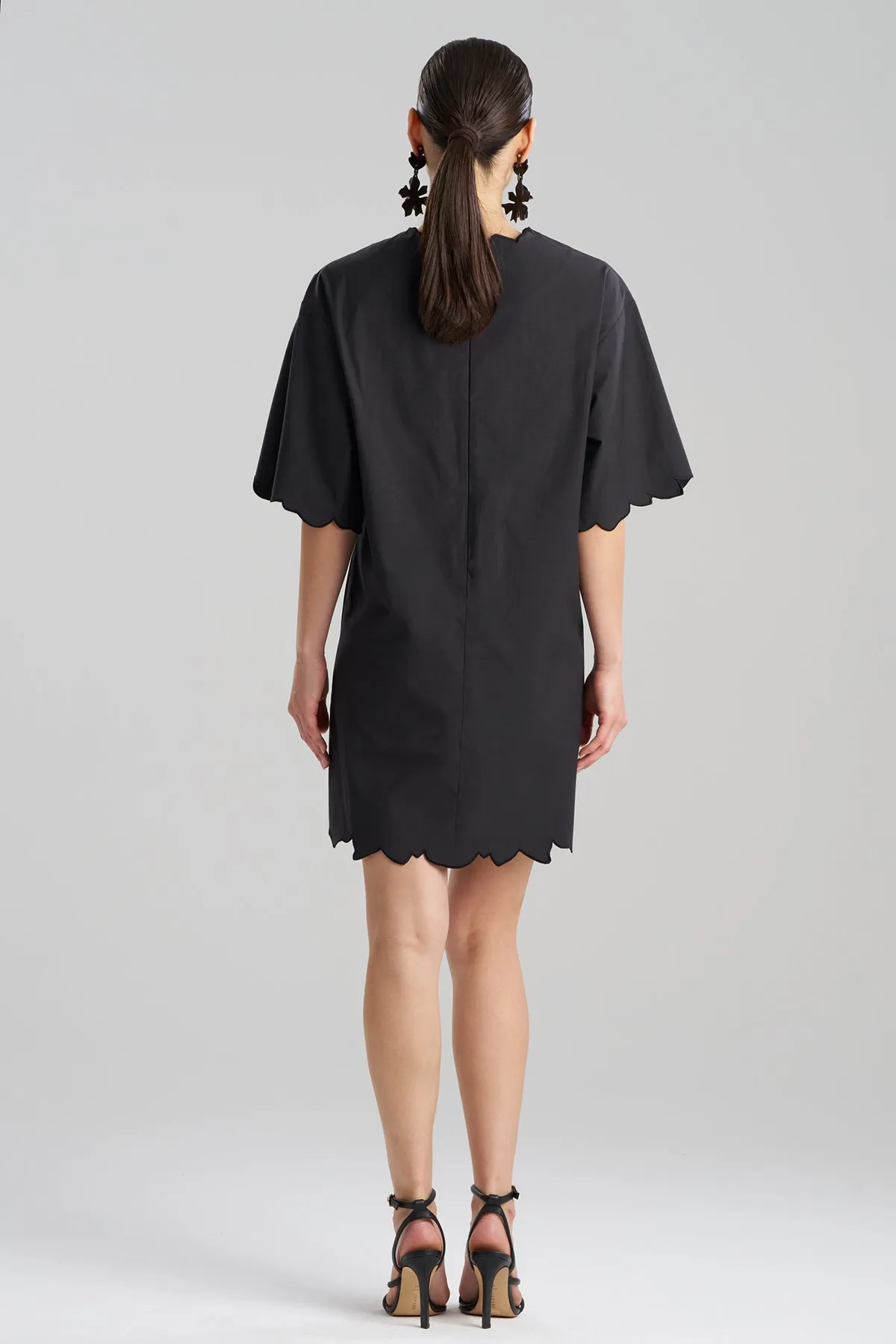 Tech Cotton Taffeta Embroidered T-Shirt Dress sold by Natori product image thumbnail 3