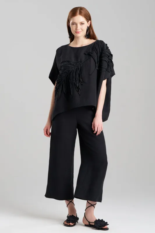Light Weight Linen Embroidered Caftan Top sold by Natori