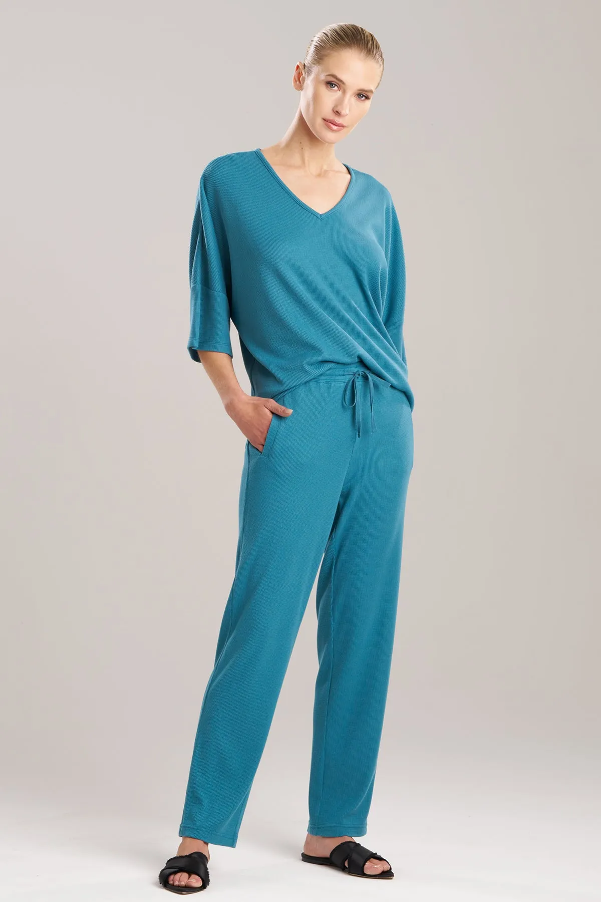 Tranquility Waffle Tapered Pants sold by Natori