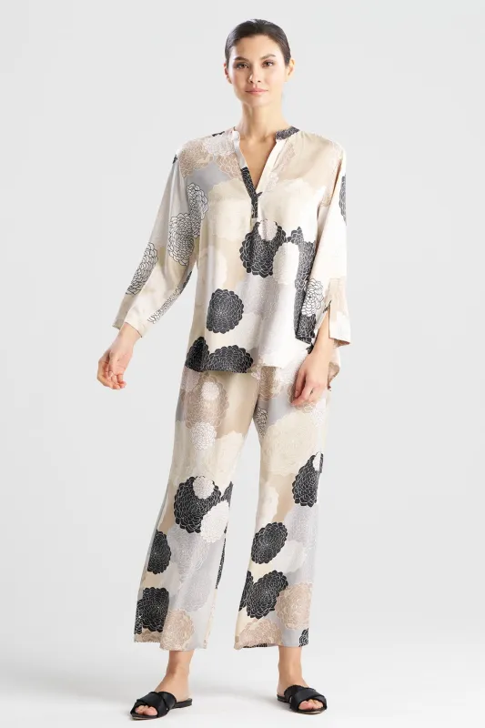 Botanic Melody Satin Long Sleeve PJ sold by Natori