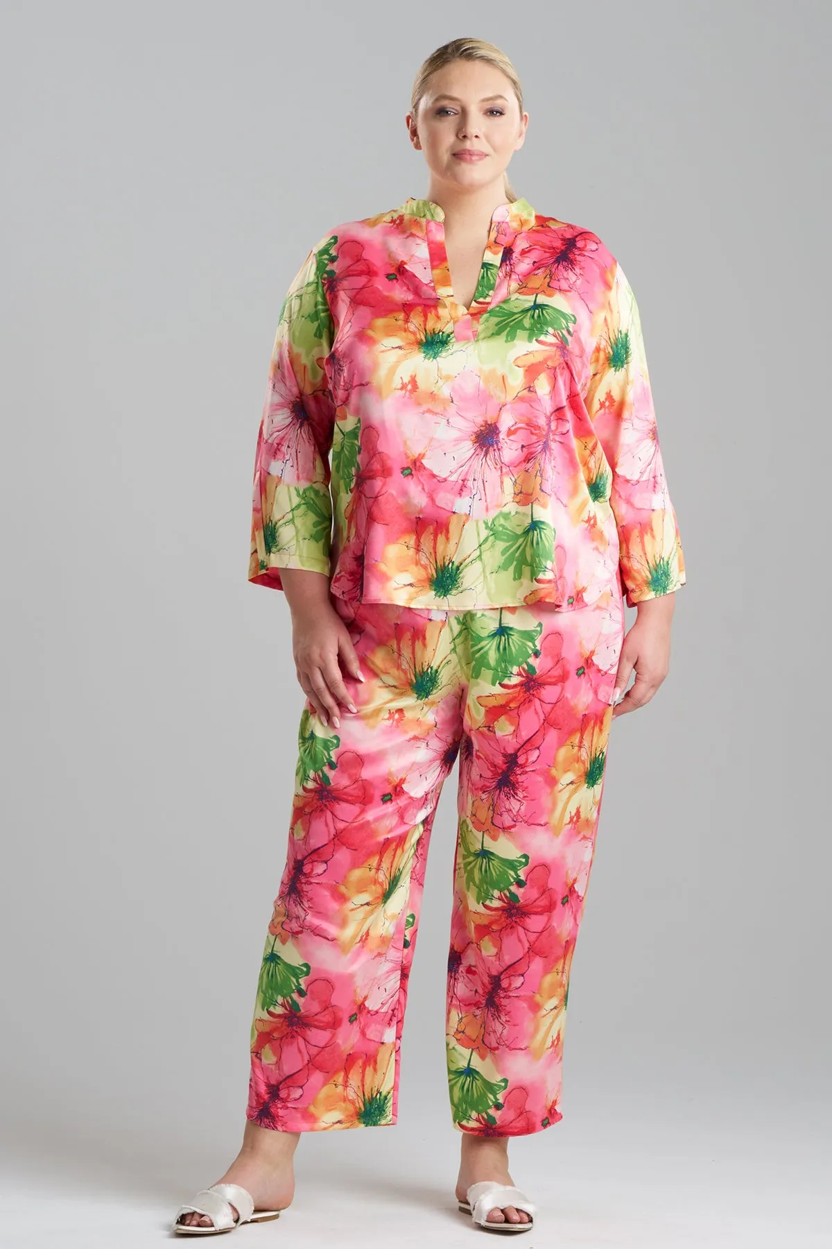 Radiance Satin Long Sleeve PJ sold by Natori product image thumbnail 3