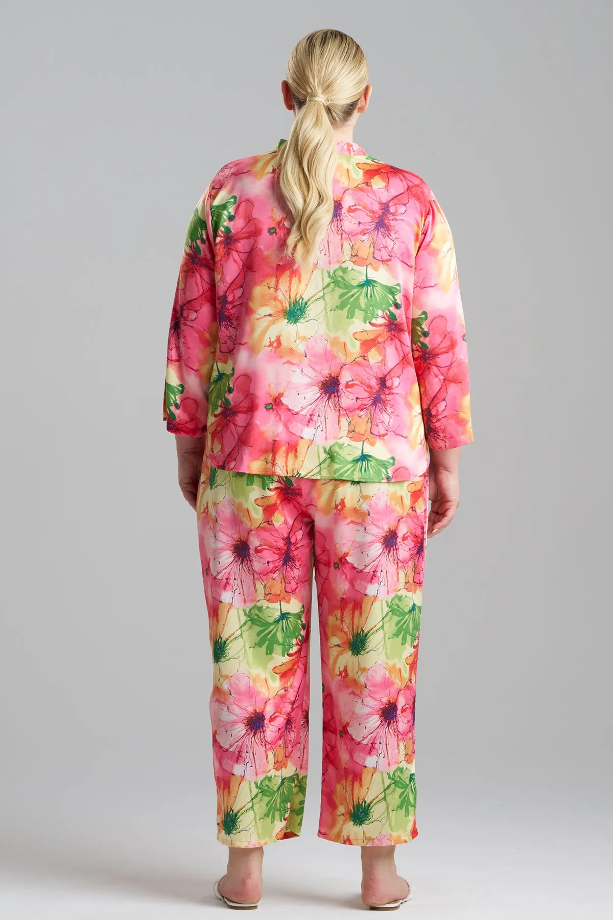 Radiance Satin Long Sleeve PJ sold by Natori product image thumbnail 4
