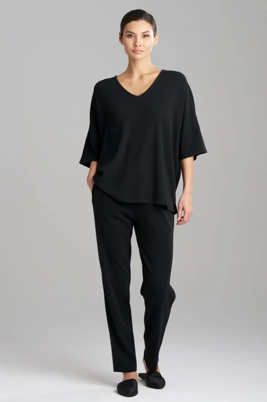 Tranquility Waffle V-Neck Top sold by Natori