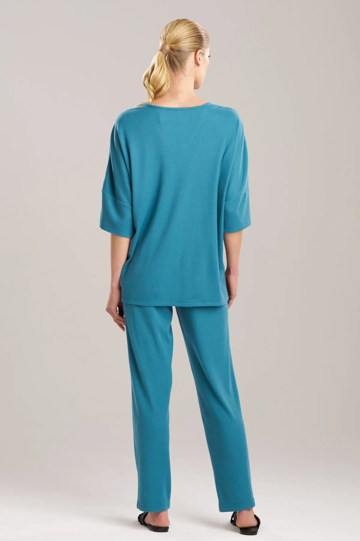 Tranquility Waffle V-Neck Top sold by Natori product image thumbnail 2