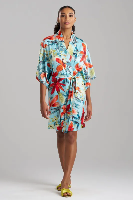 Tropical Breeze Satin Wrap sold by Natori