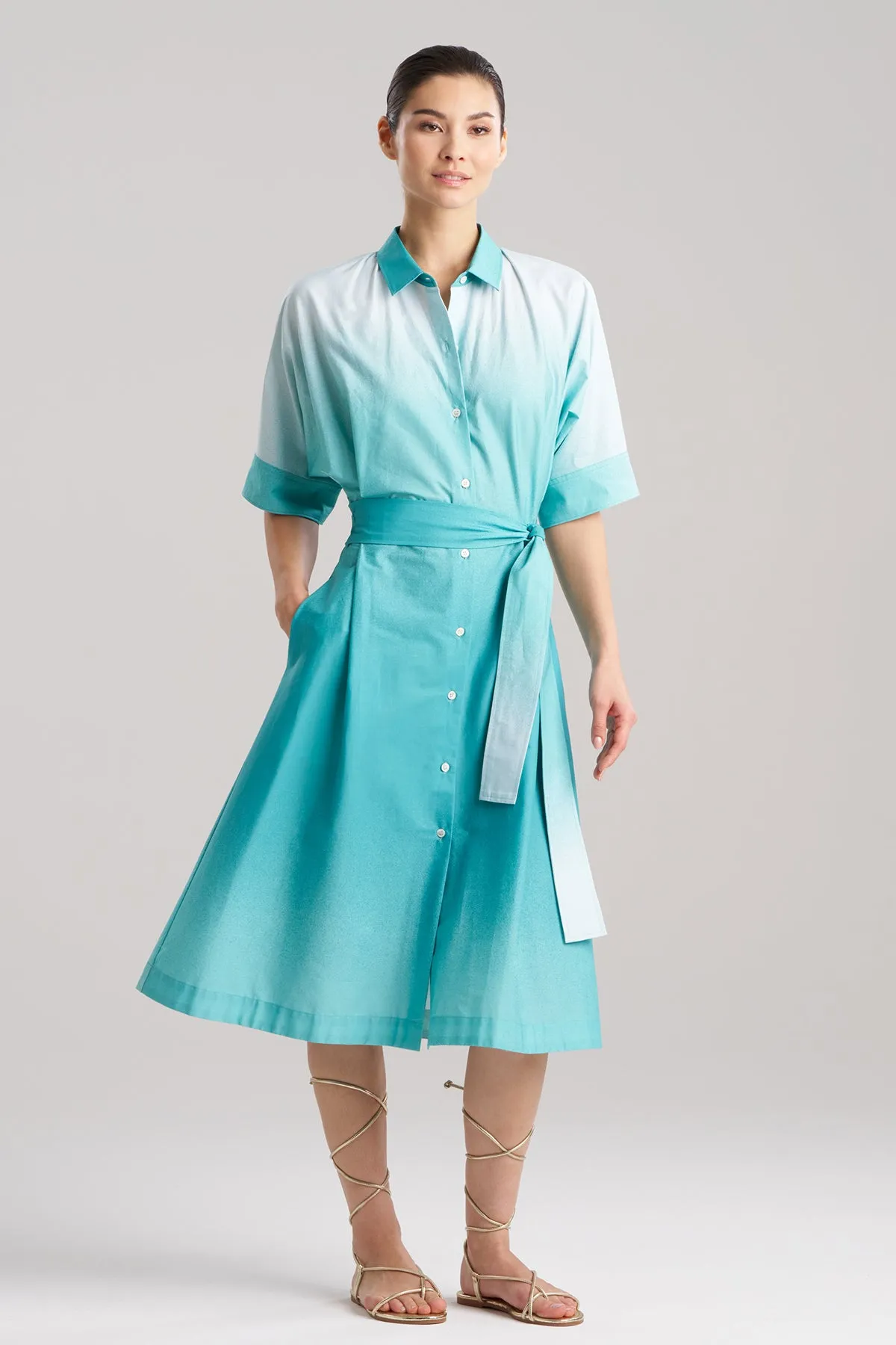 Akari Cotton Belted Dress sold by Natori product image thumbnail 2