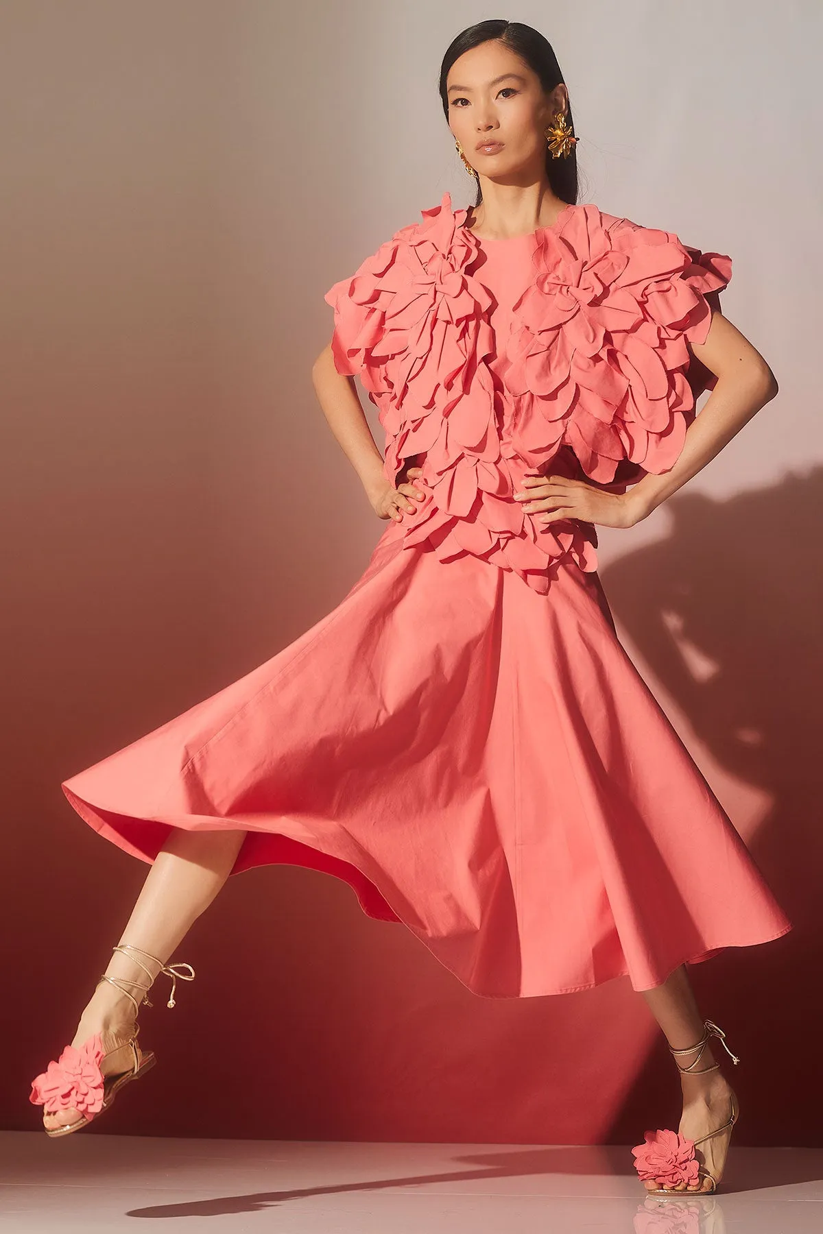 Tech Cotton Taffeta Embroidered Floral Bolero sold by Natori product image thumbnail 4