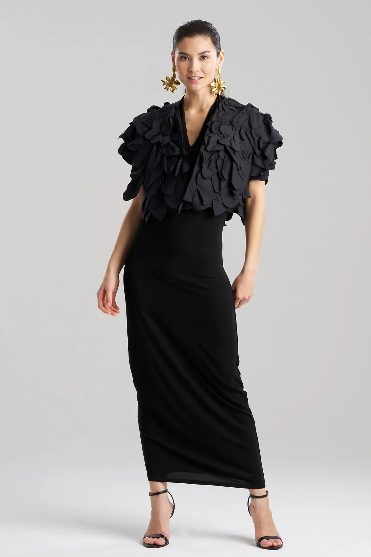 Tech Cotton Taffeta Embroidered Floral Bolero sold by Natori product image thumbnail 2