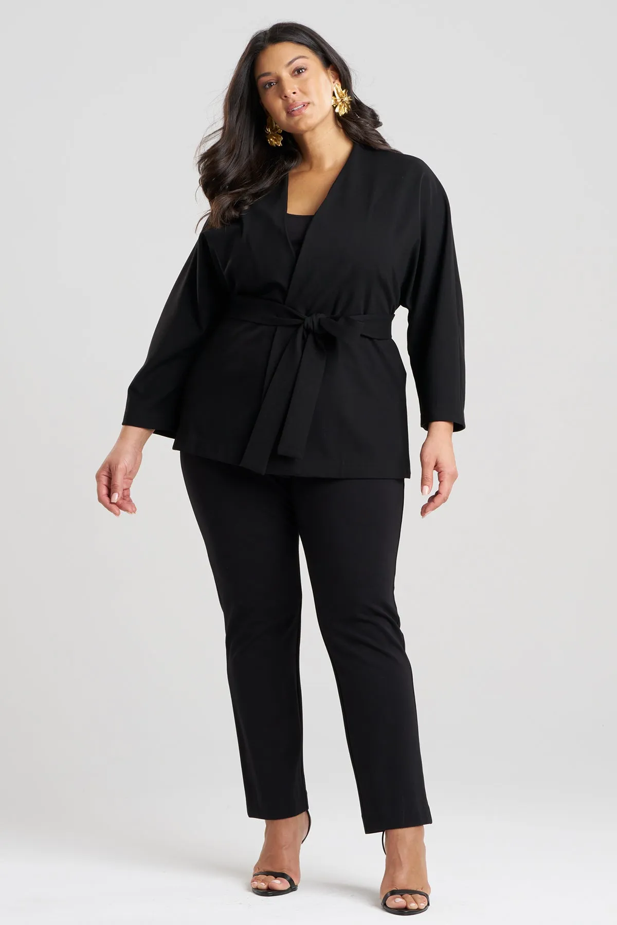 Compact Knit Kimono Jacket sold by Natori product image thumbnail 3