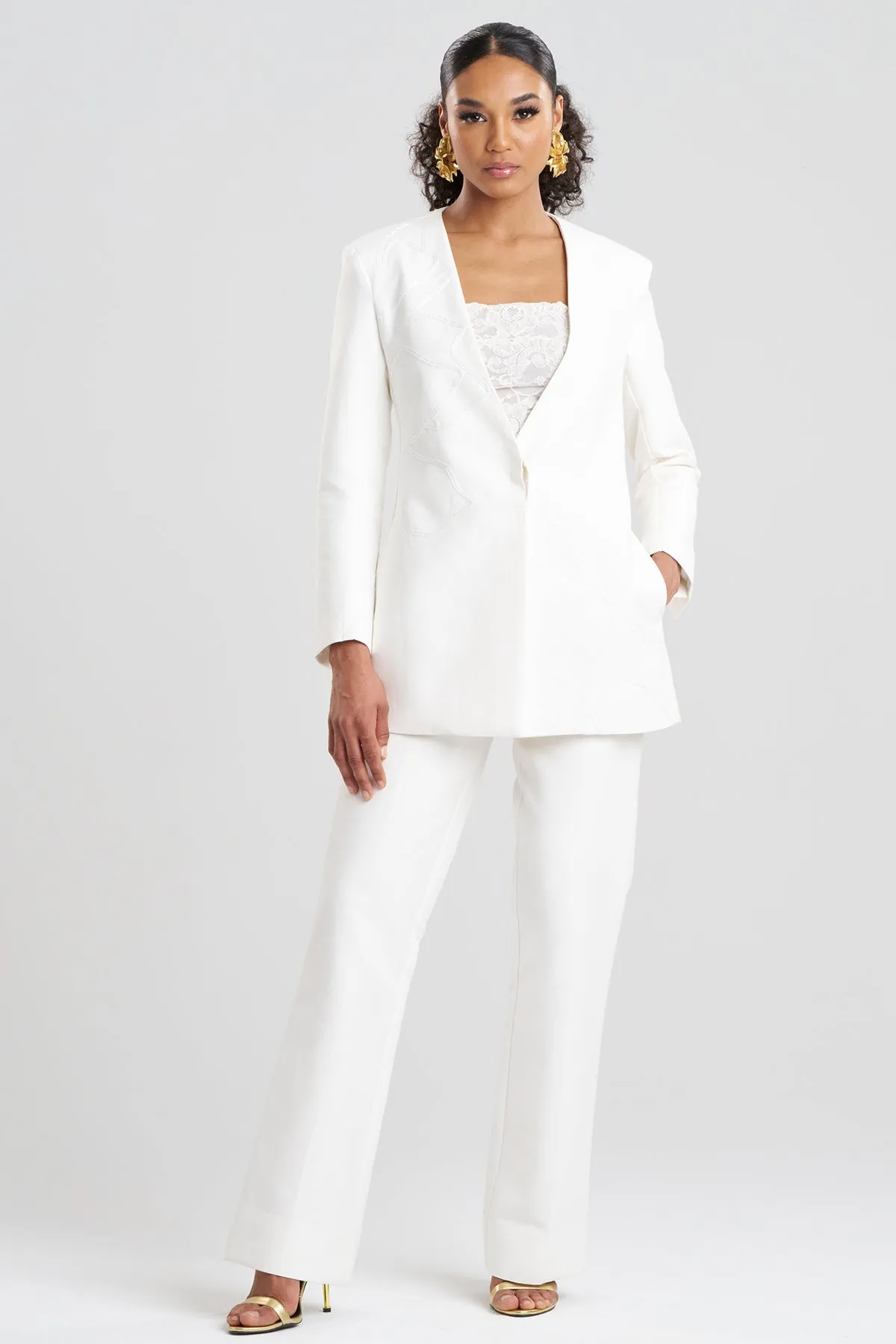 Canvas Cotton Embroidered Jacket sold by Natori product image thumbnail 2