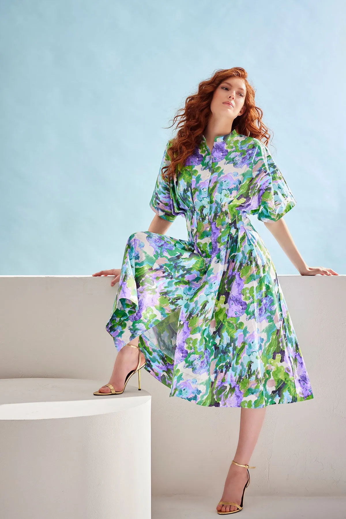 Ayame Cotton Dress sold by Natori