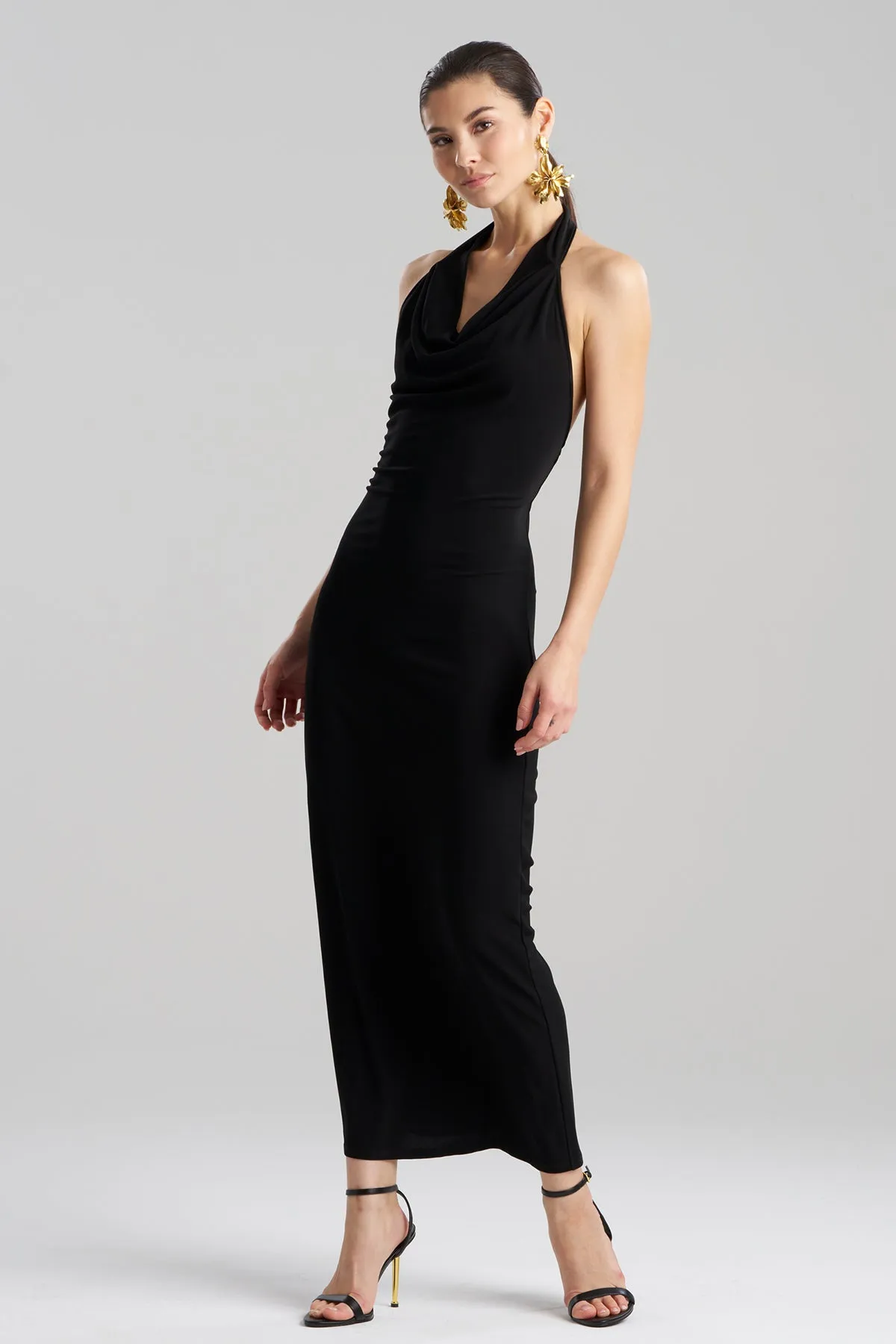 Matte Jersey Halter Maxi Dress sold by Natori product image thumbnail 2