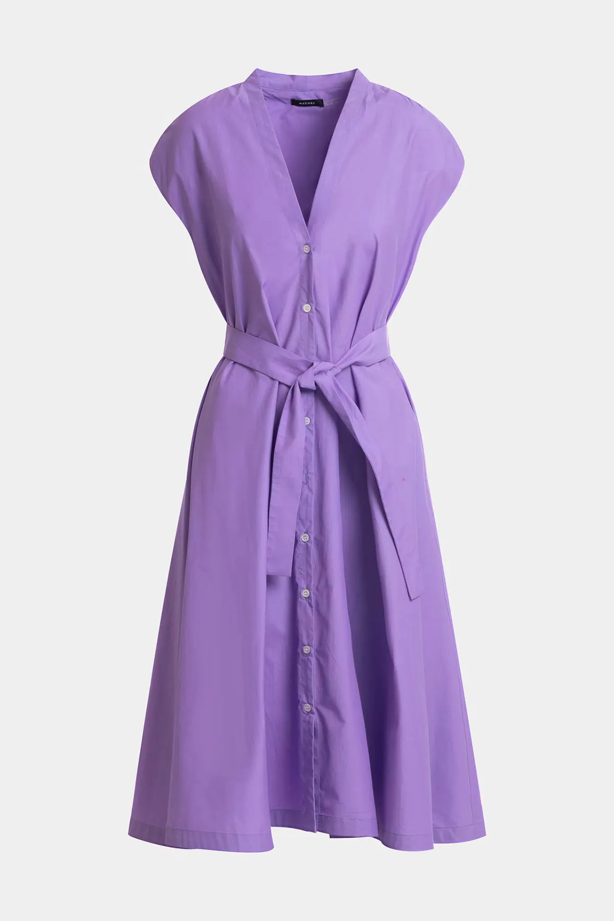 Techno Poplin Tie Front Dress sold by Natori product image thumbnail 4