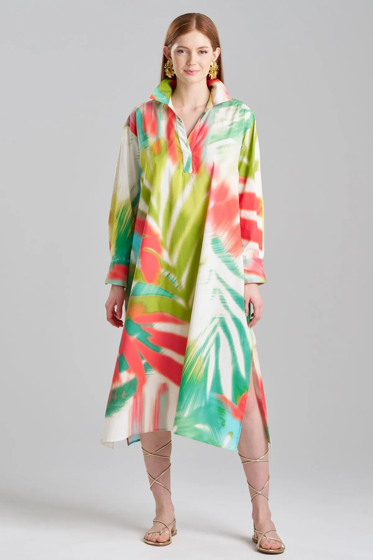Usami Cotton Oversized Shirtdress sold by Natori product image thumbnail 2