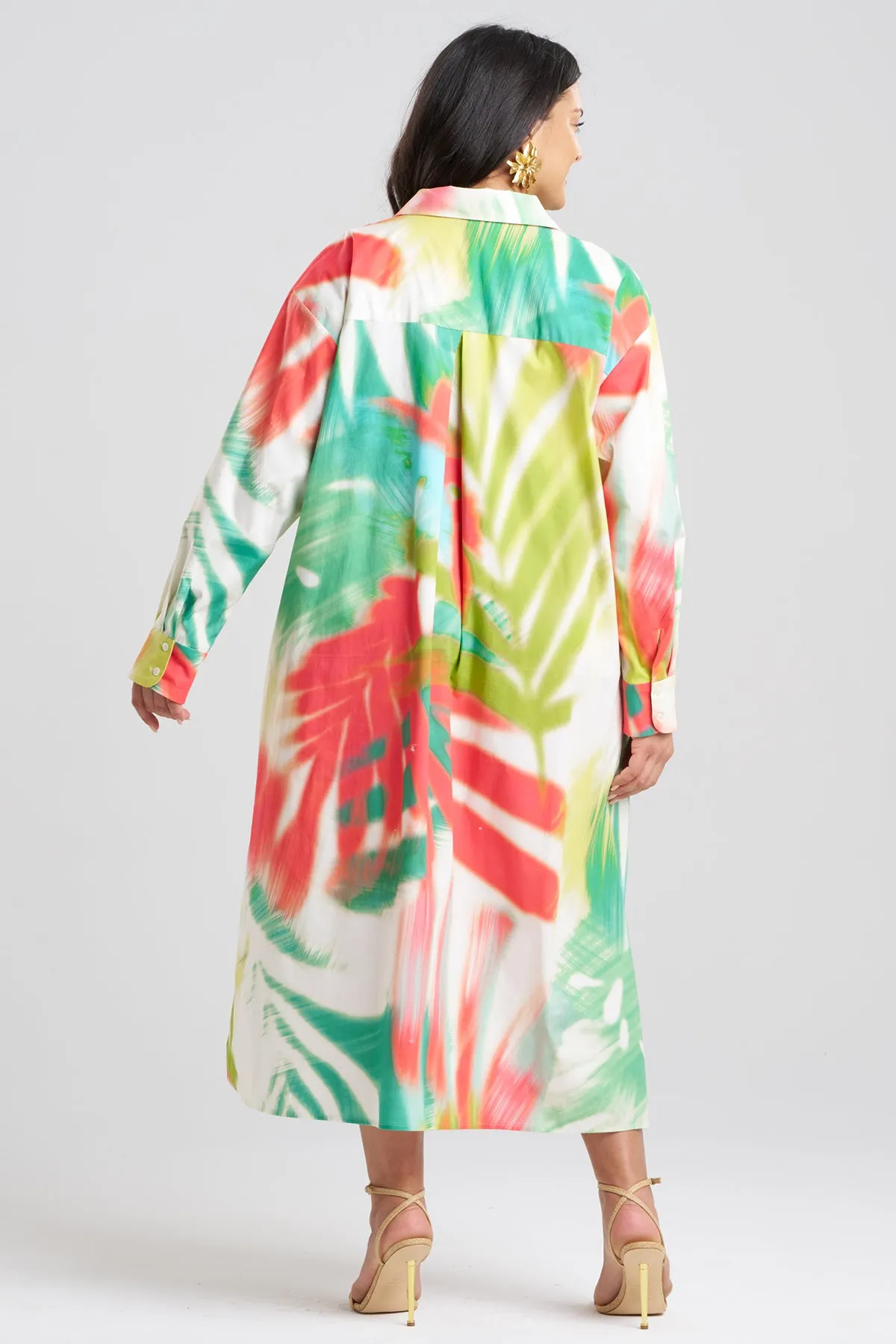 Usami Cotton Oversized Shirtdress sold by Natori product image thumbnail 5