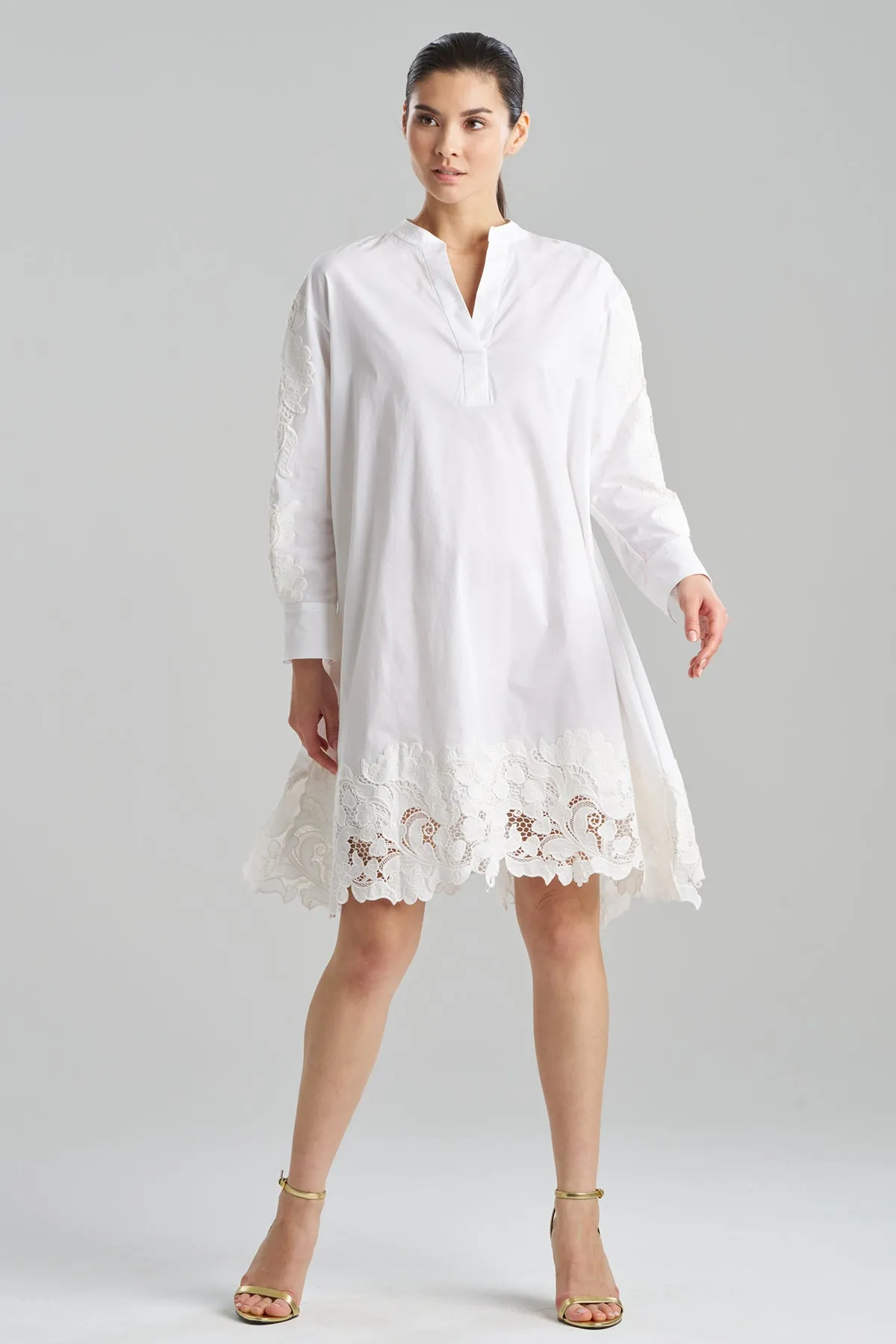 Kumo Embroidery Applique Oversized Shirtdress sold by Natori product image thumbnail 2