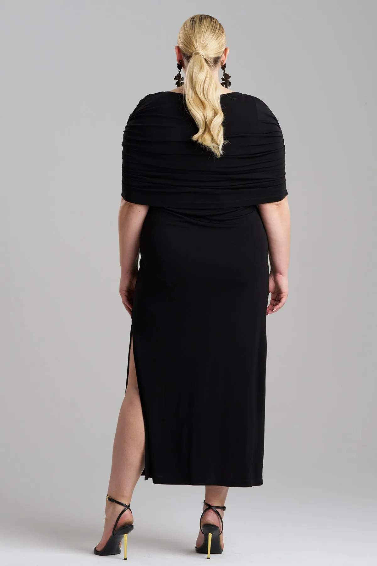 Matte Jersey Rouched Shoulder Dress sold by Natori product image thumbnail 5