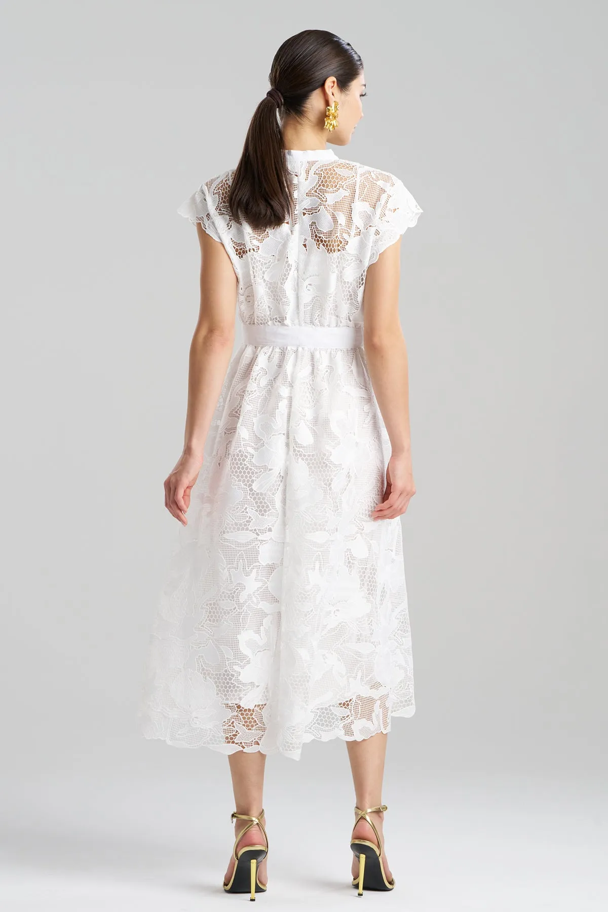 Nishi Lace Tie Front Dress sold by Natori product image thumbnail 3
