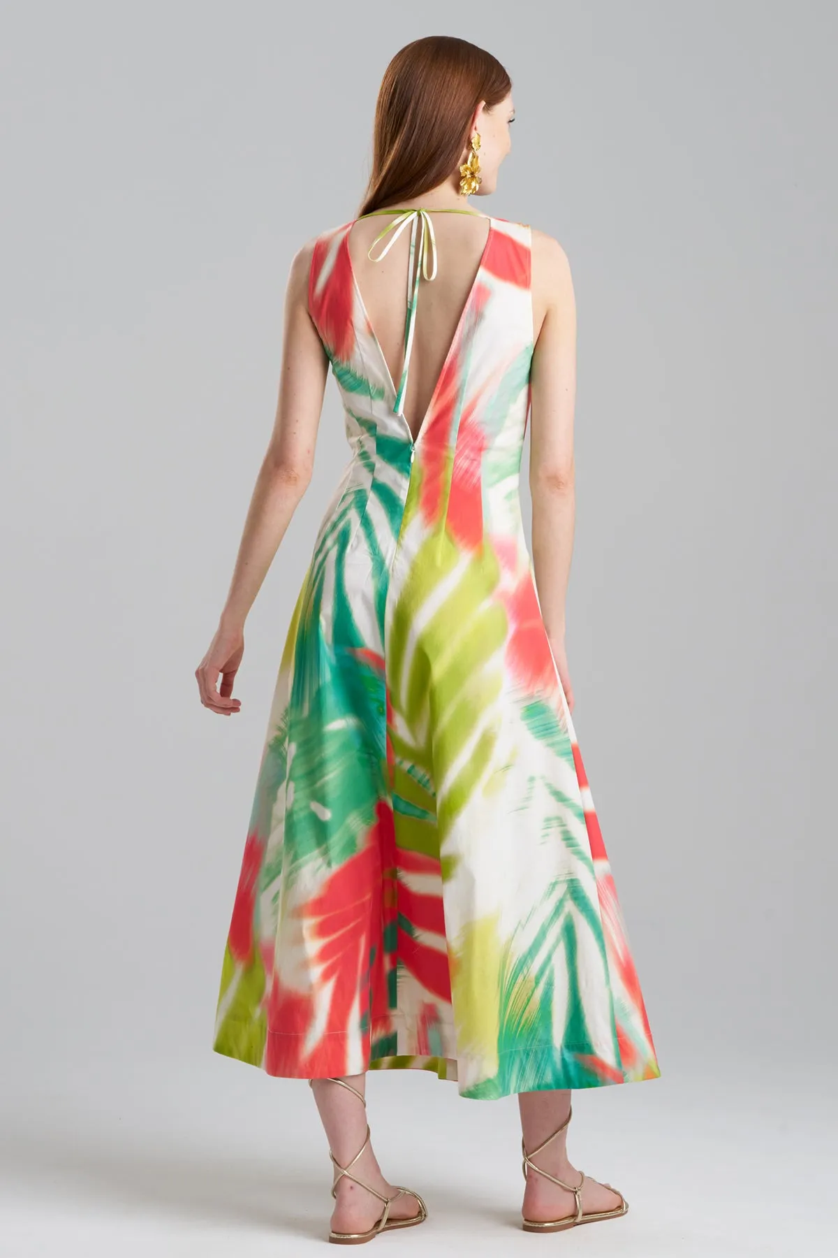 Usami Cotton V-Neck Maxi Dress sold by Natori product image thumbnail 3