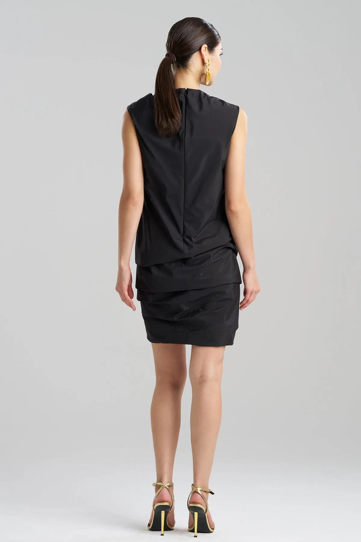 Techno Poplin Asymmetrical Origami Dress sold by Natori product image thumbnail 2