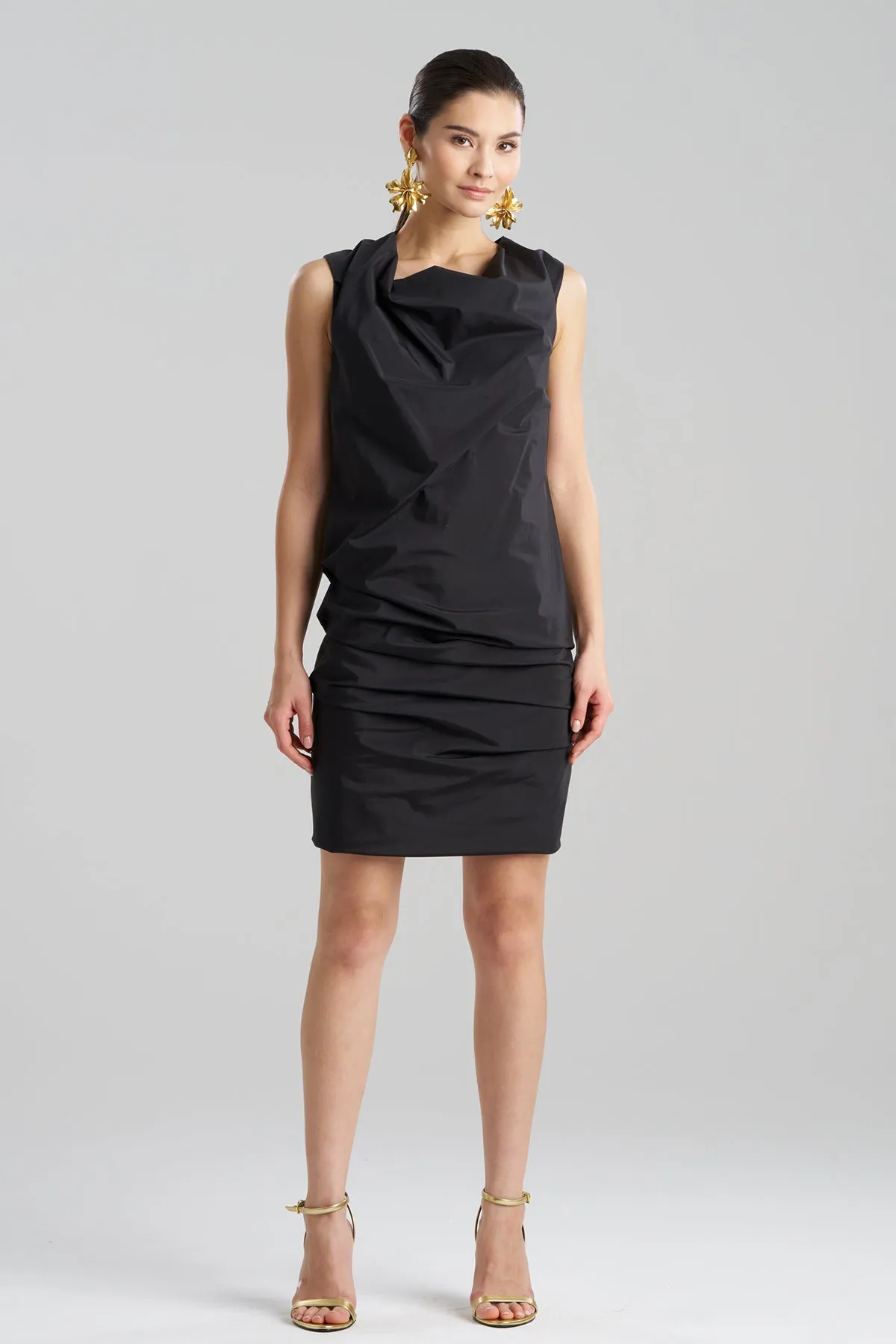 Techno Poplin Asymmetrical Origami Dress sold by Natori
