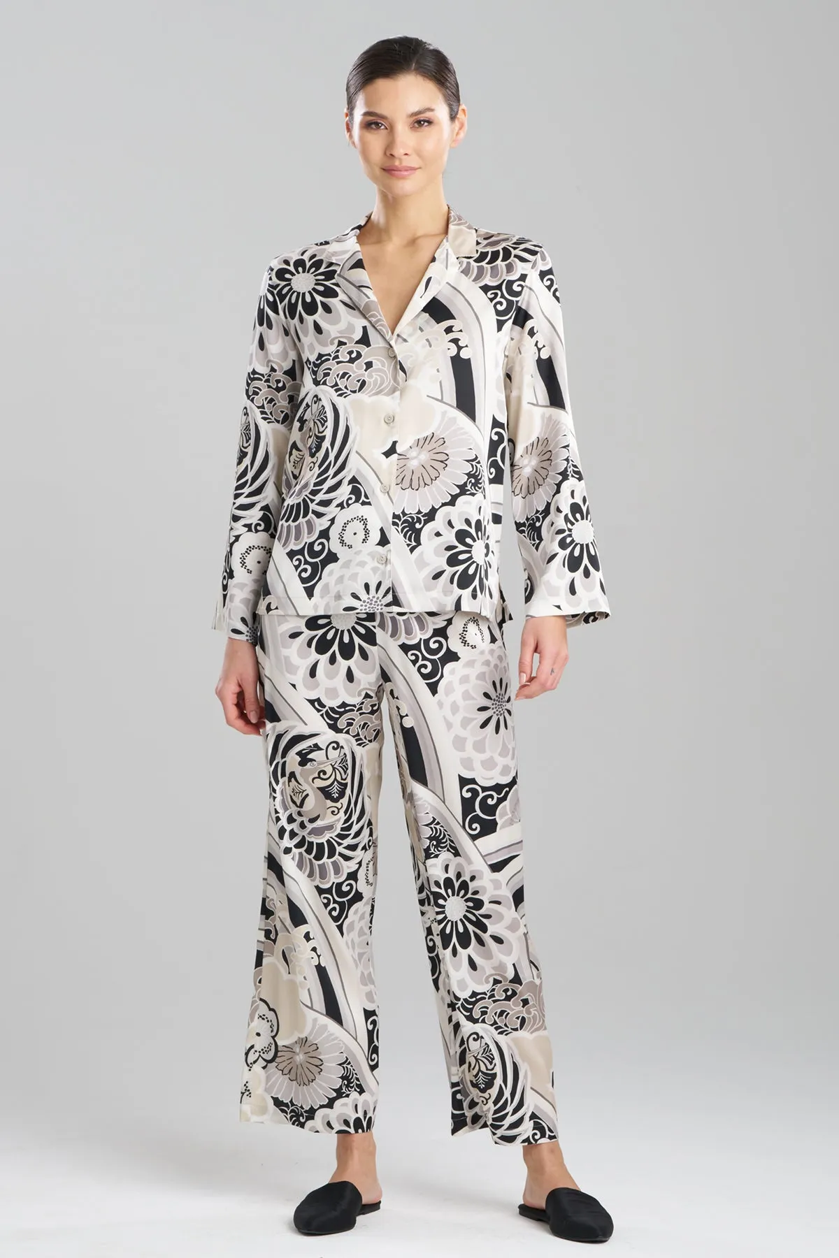 Medallion Notch Button Front PJ sold by Natori product image thumbnail 2