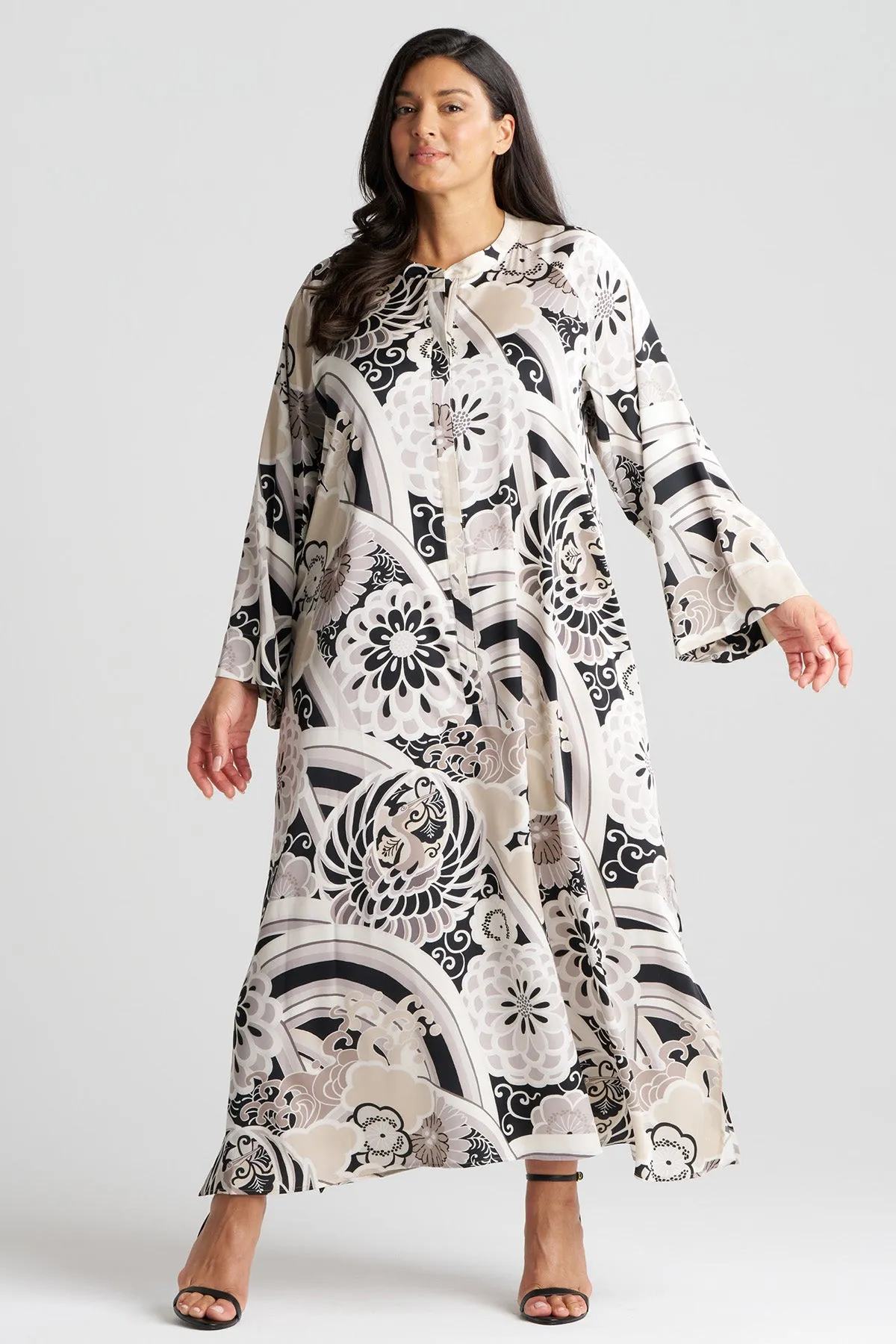 Medallion Zip Caftan sold by Natori product image thumbnail 3