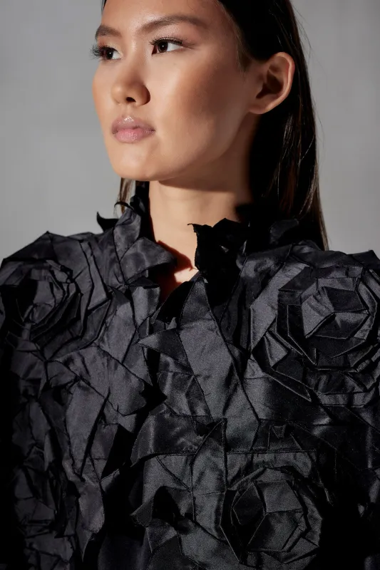 Couture Silk Dupioni Embellished Jacket sold by Natori