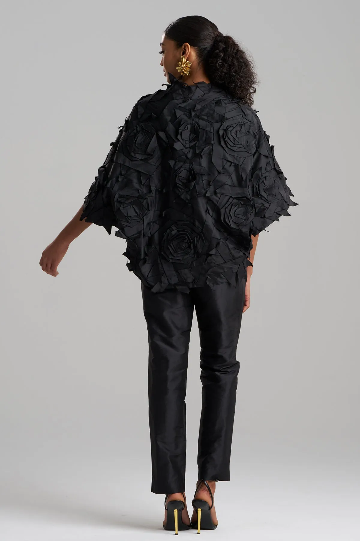 Couture Silk Dupioni Embellished Jacket sold by Natori product image thumbnail 3