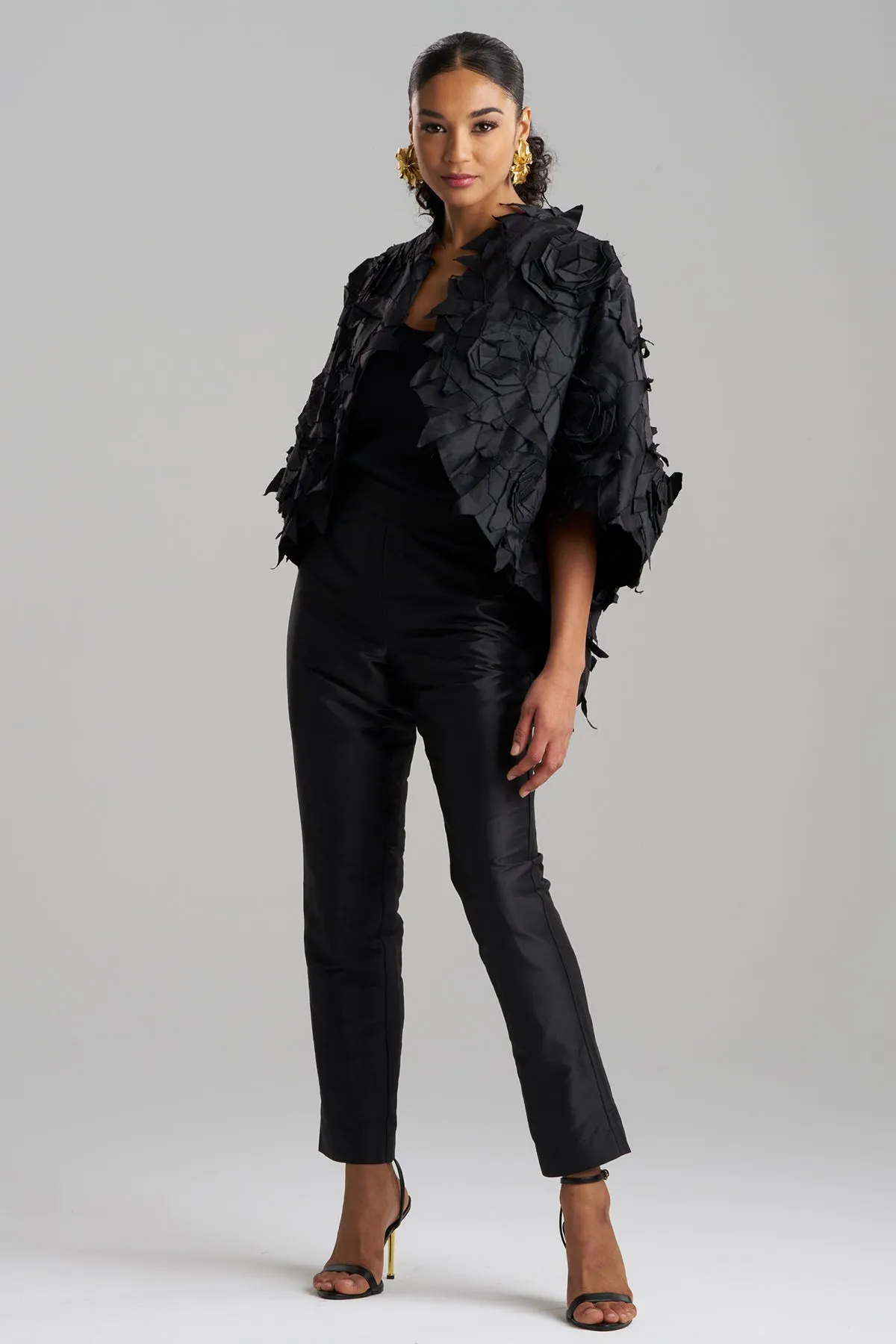 Couture Silk Dupioni Embellished Jacket sold by Natori product image thumbnail 2
