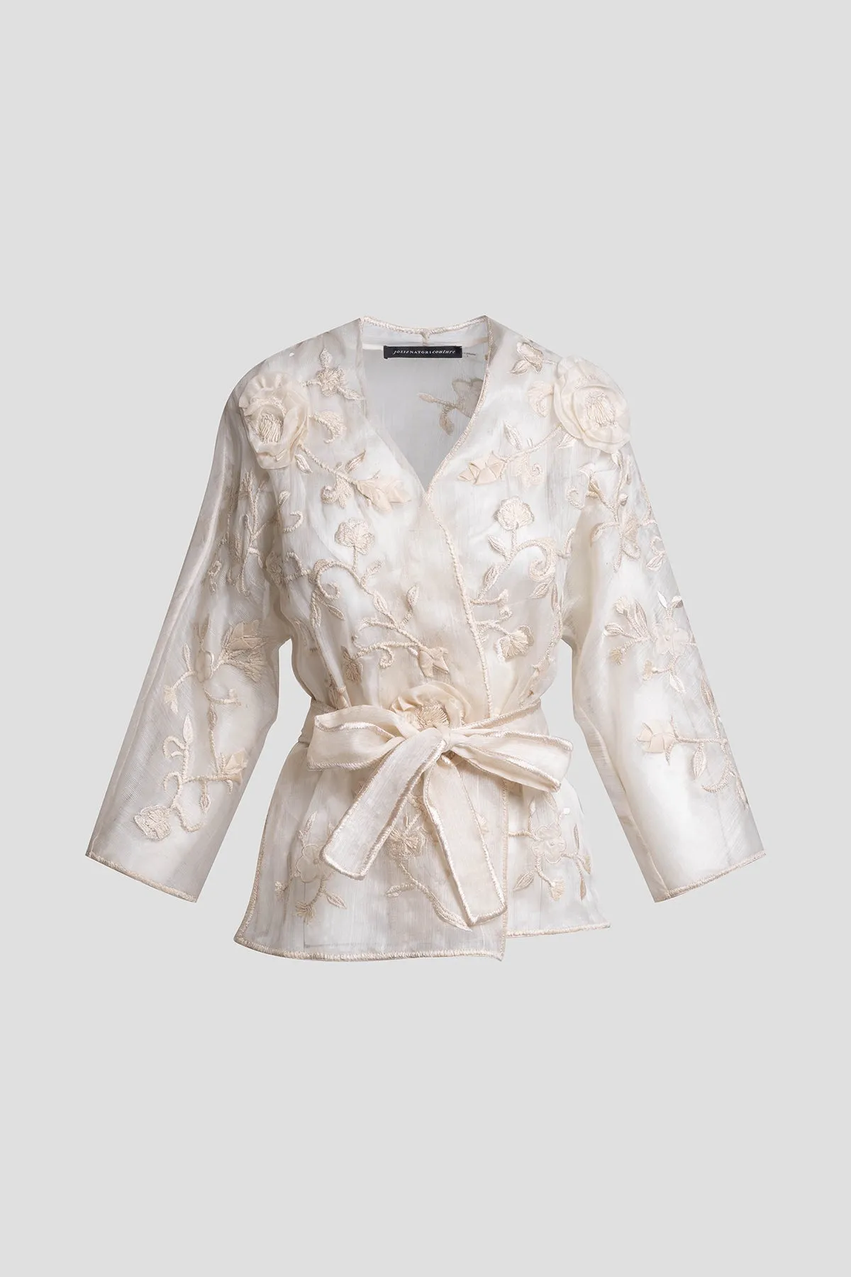Couture Piña Belted Jacket sold by Natori product image thumbnail 5