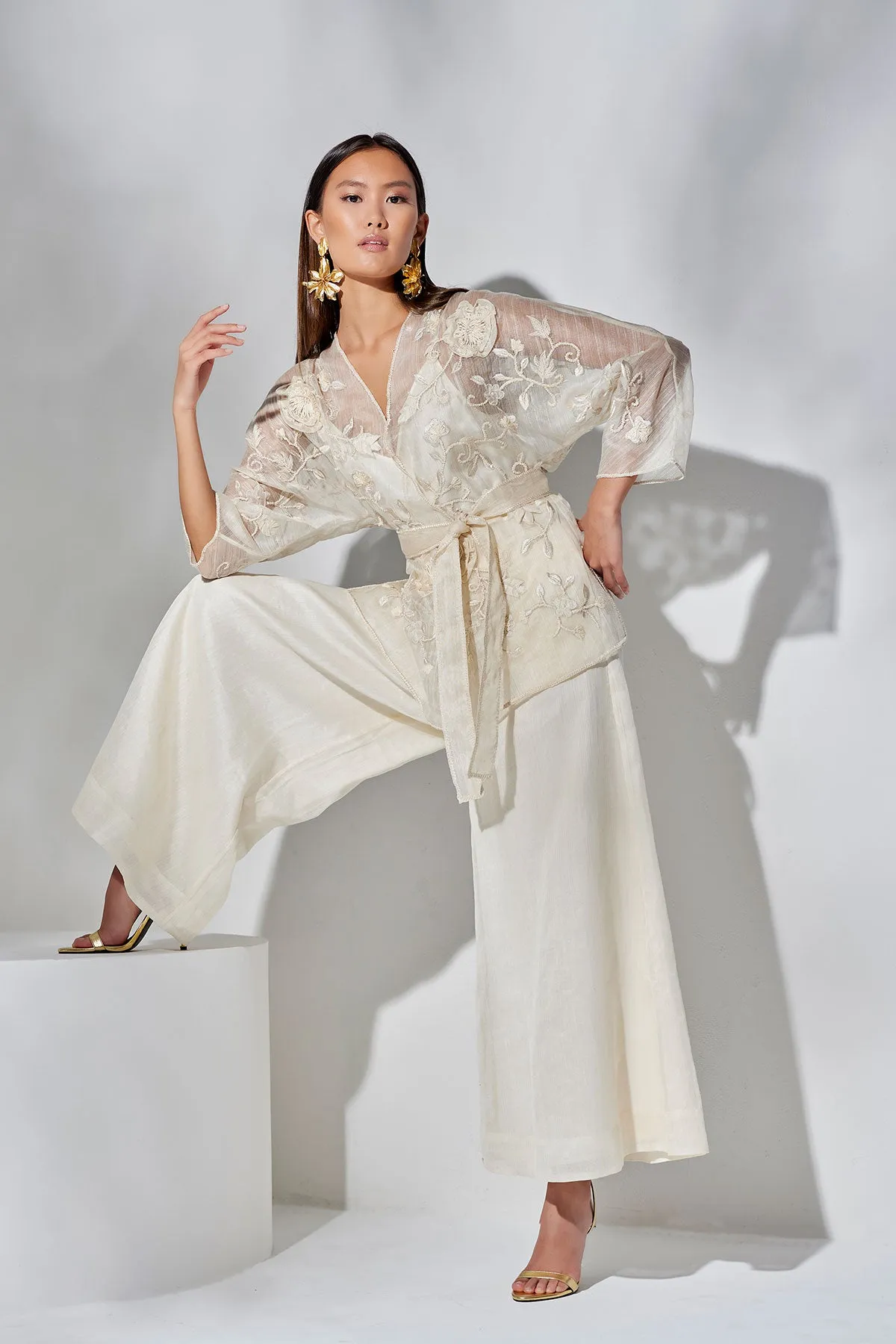 Couture Piña Belted Jacket sold by Natori product image thumbnail 4