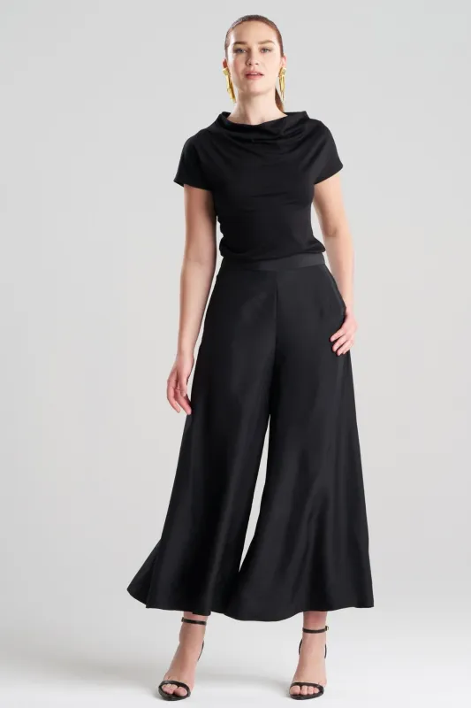 Couture Habotai Palazzo Silk Pants sold by Natori