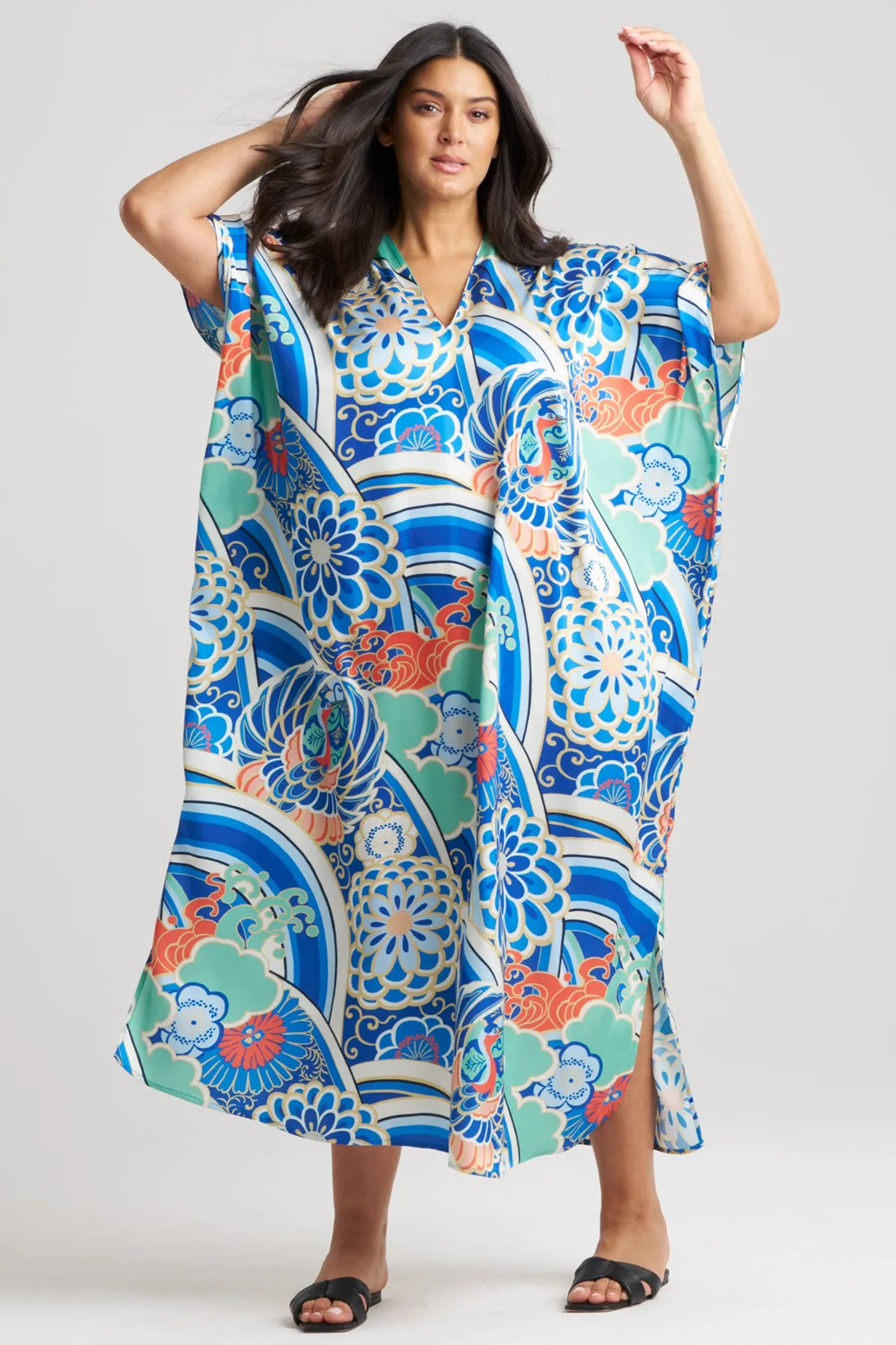 Medallion V-Neck Caftan sold by Natori product image thumbnail 4