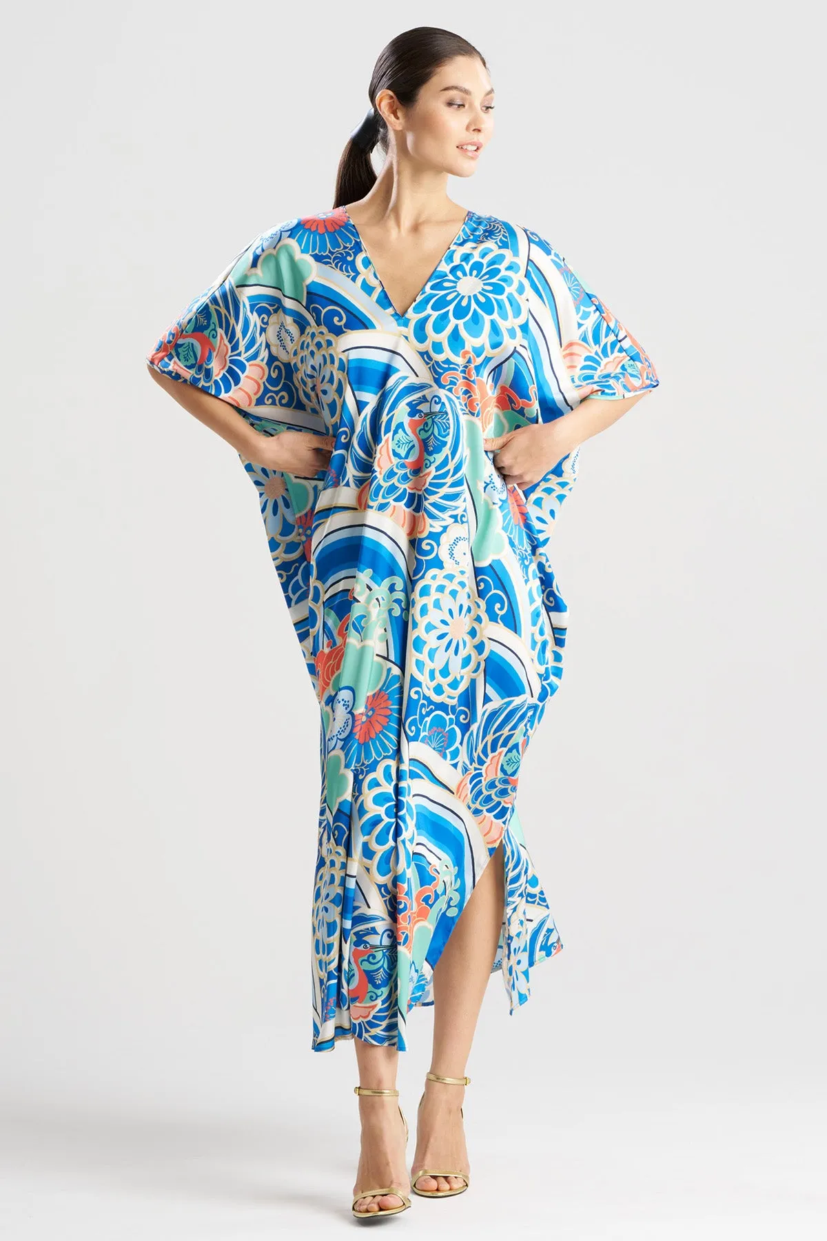 Medallion V-Neck Caftan sold by Natori product image thumbnail 2