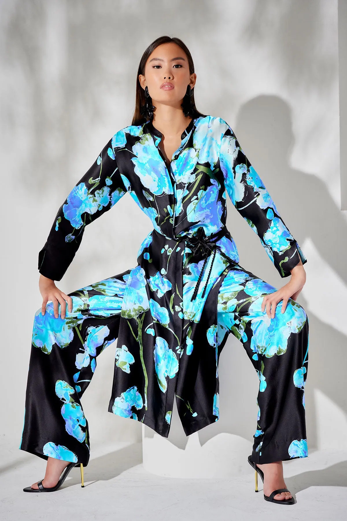 Sakura Matsuri Ao Dai Silk PJ sold by Natori product image thumbnail 4