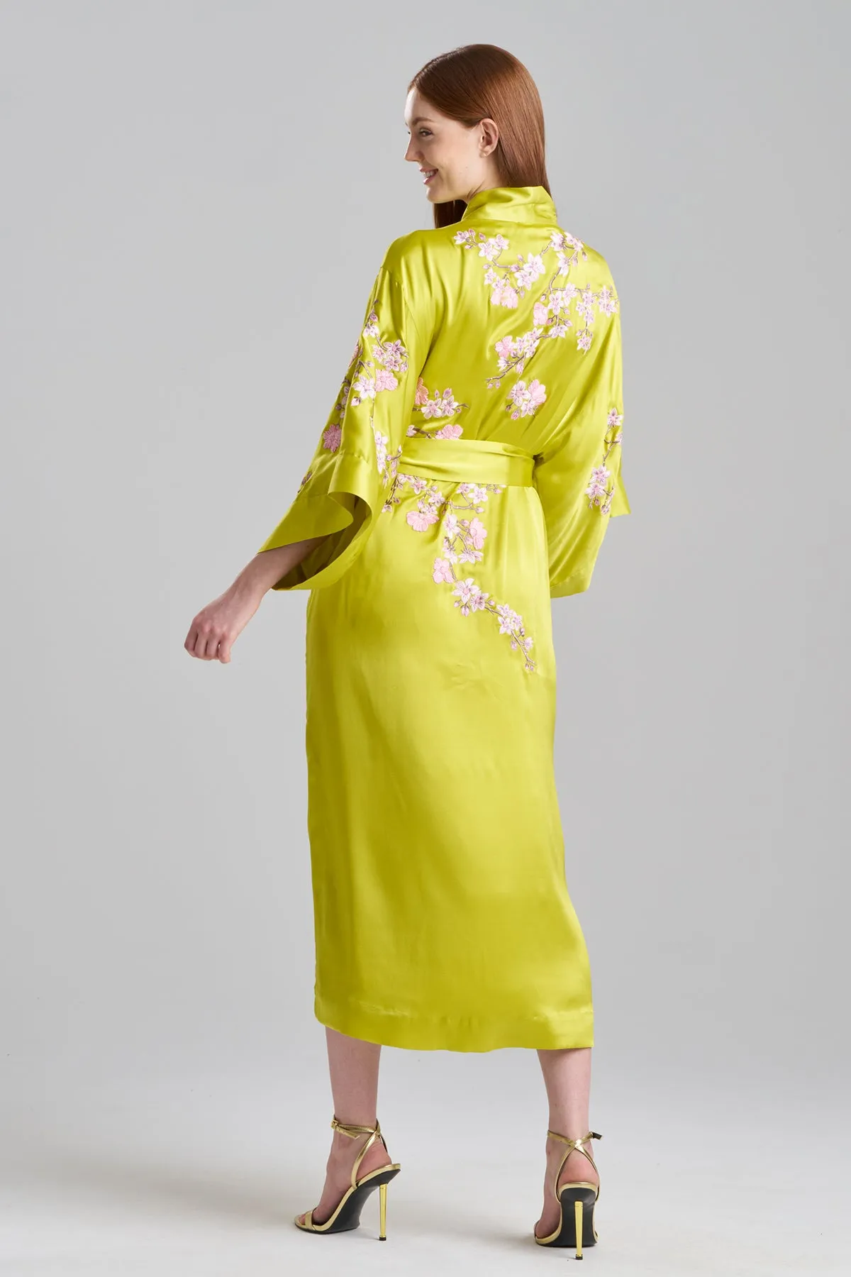 Couture Sakura Embroidered Floral Silk Robe sold by Natori product image thumbnail 2