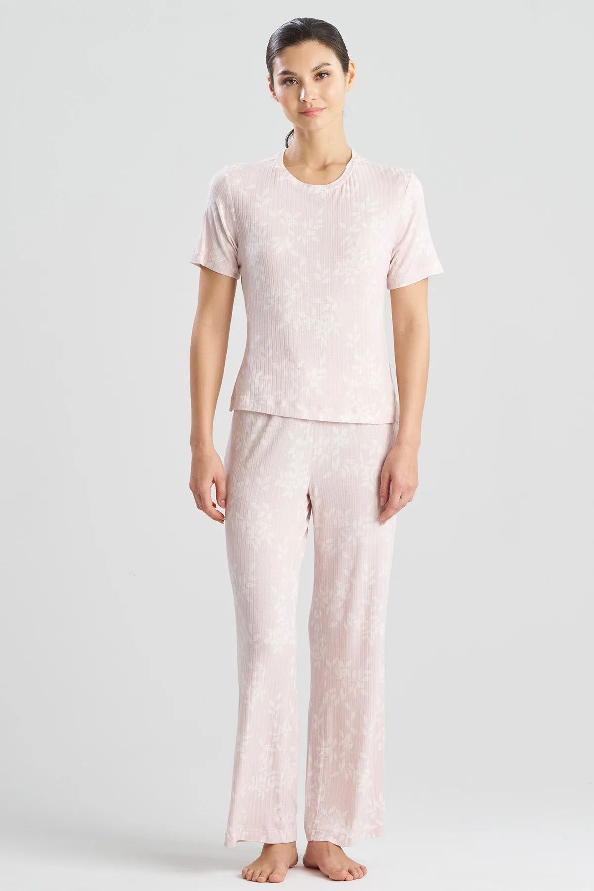 Aria Printed Rib Ease PJ sold by Natori
