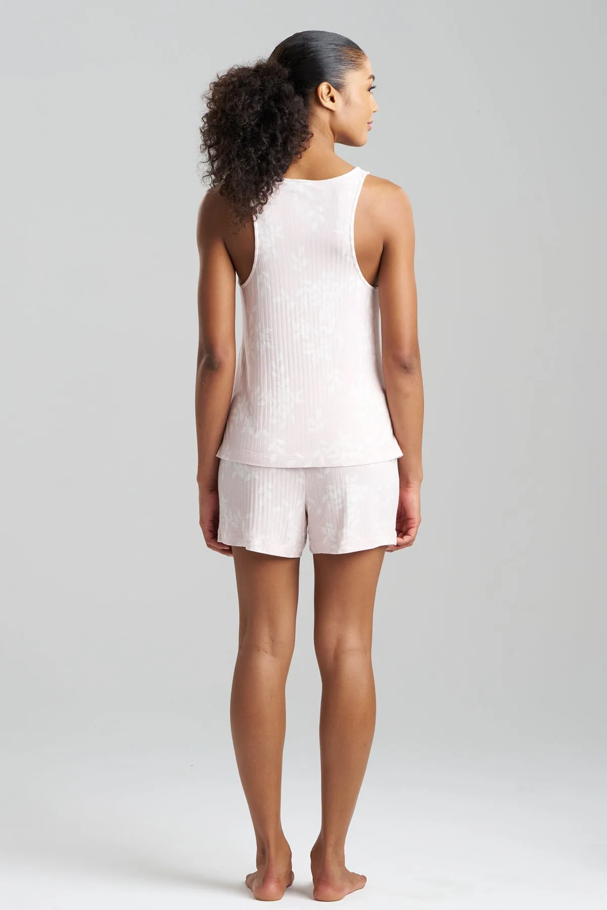 Aria Printed Rib Ease Shorts PJ sold by Natori product image thumbnail 2