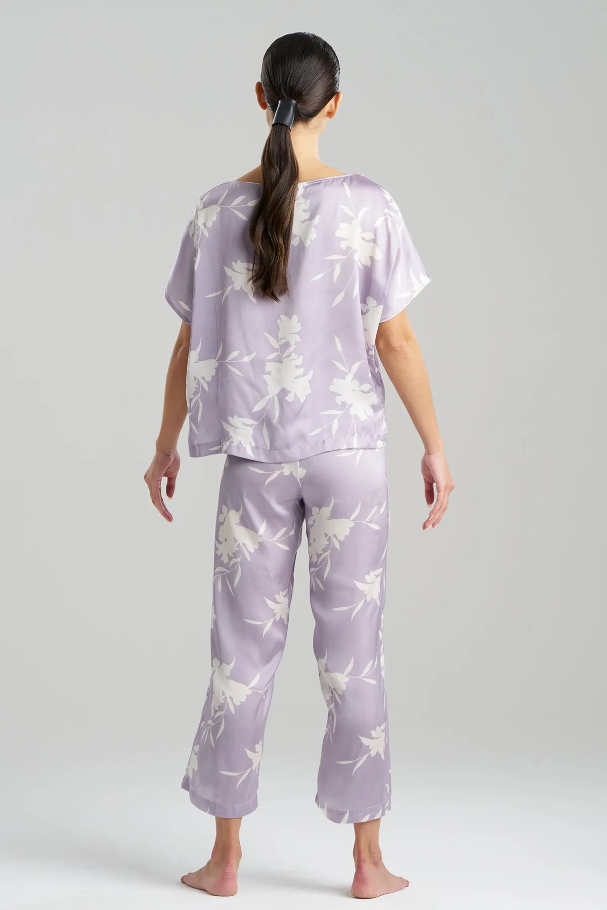 Lily Printed Satin Icon Short Sleeve PJ sold by Natori product image thumbnail 3
