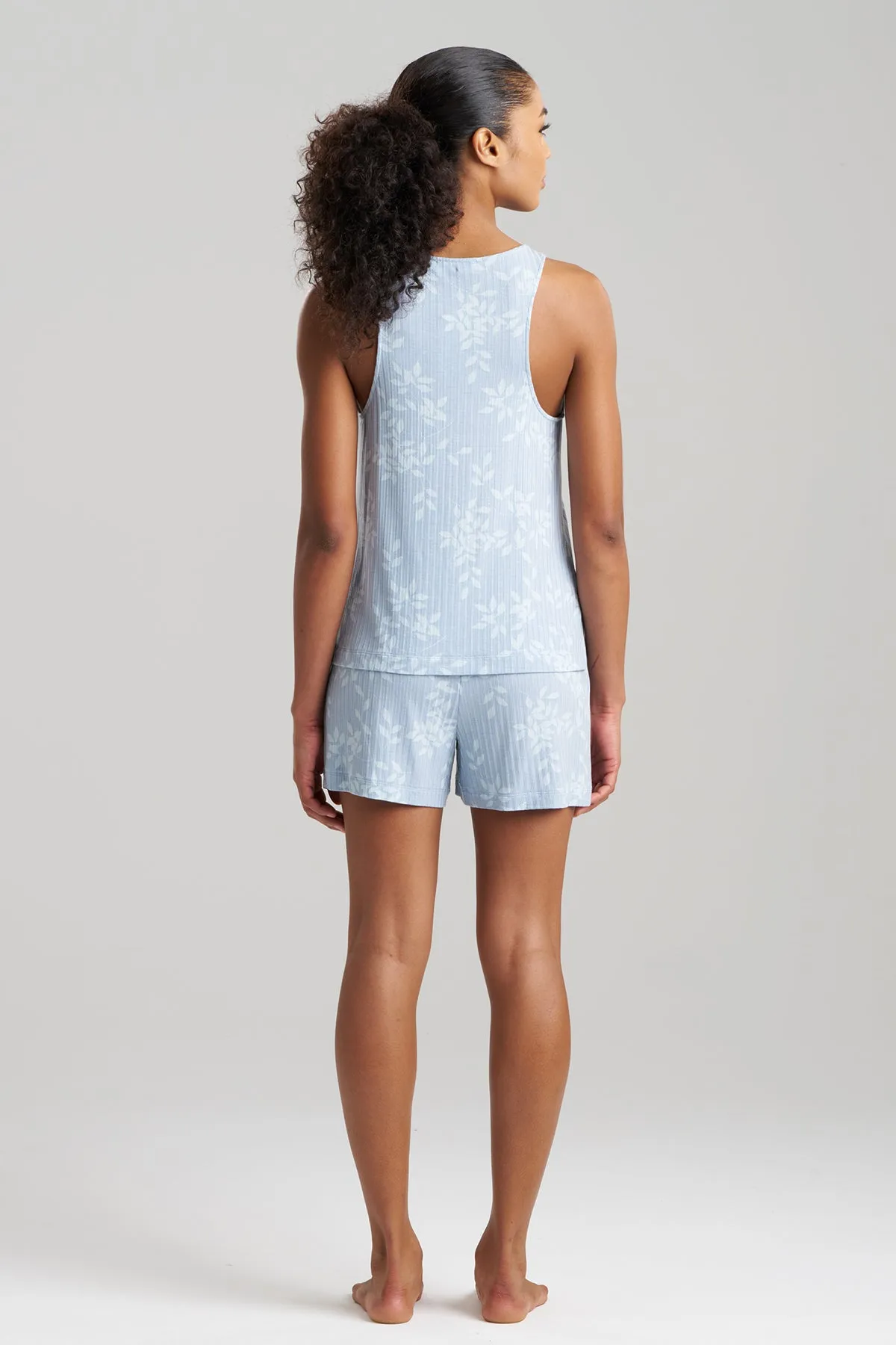 Aria Printed Rib Ease Shorts PJ sold by Natori product image thumbnail 3