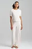 Skye Rib Ease Short Sleeve Top sold by Natori