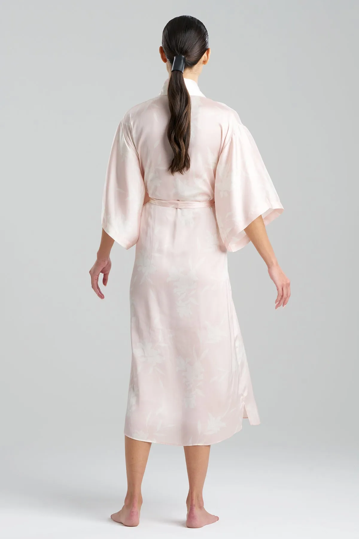 Lily Printed Satin Icon Robe sold by Natori product image thumbnail 2
