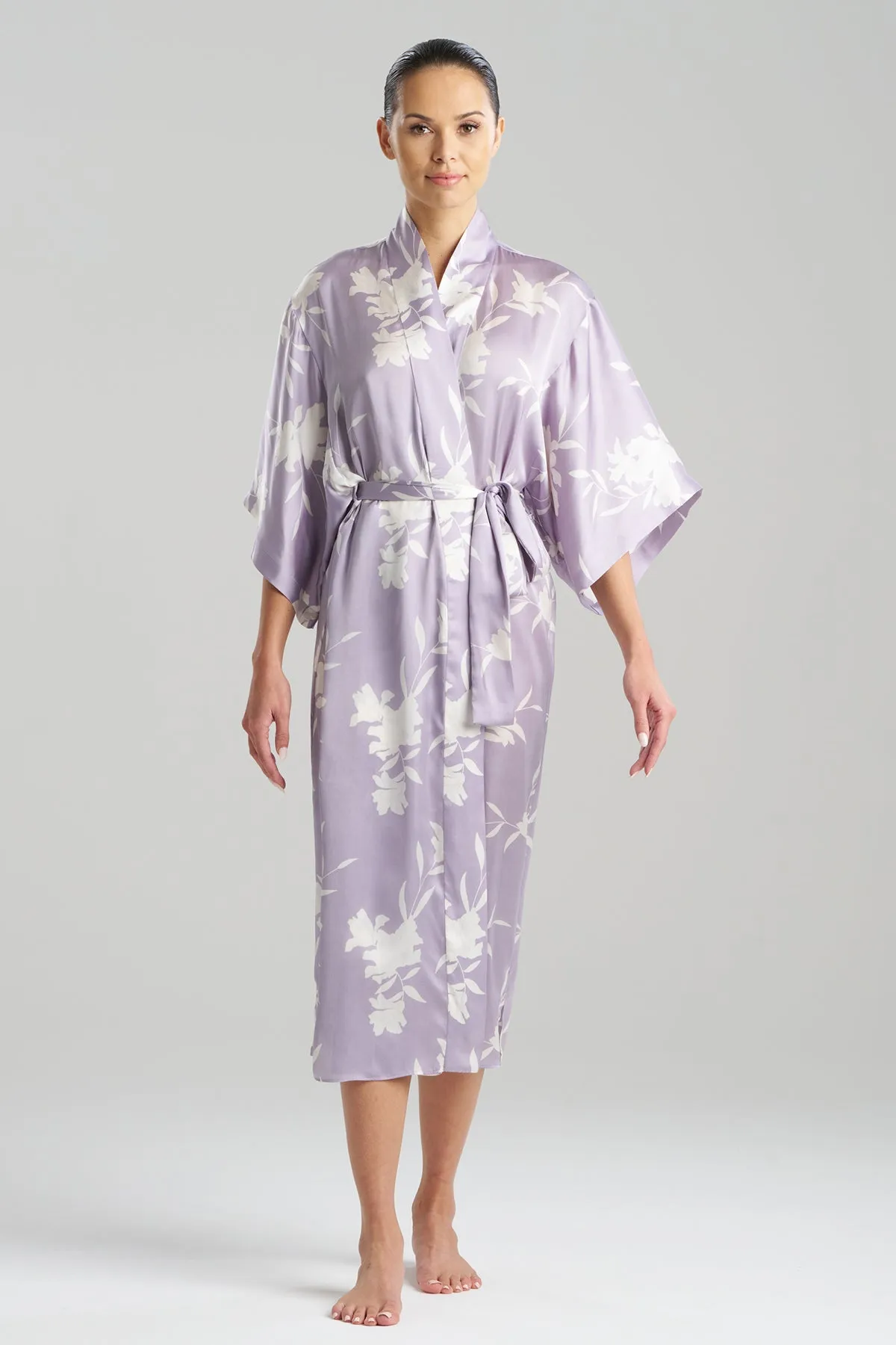 Lily Printed Satin Icon Robe sold by Natori