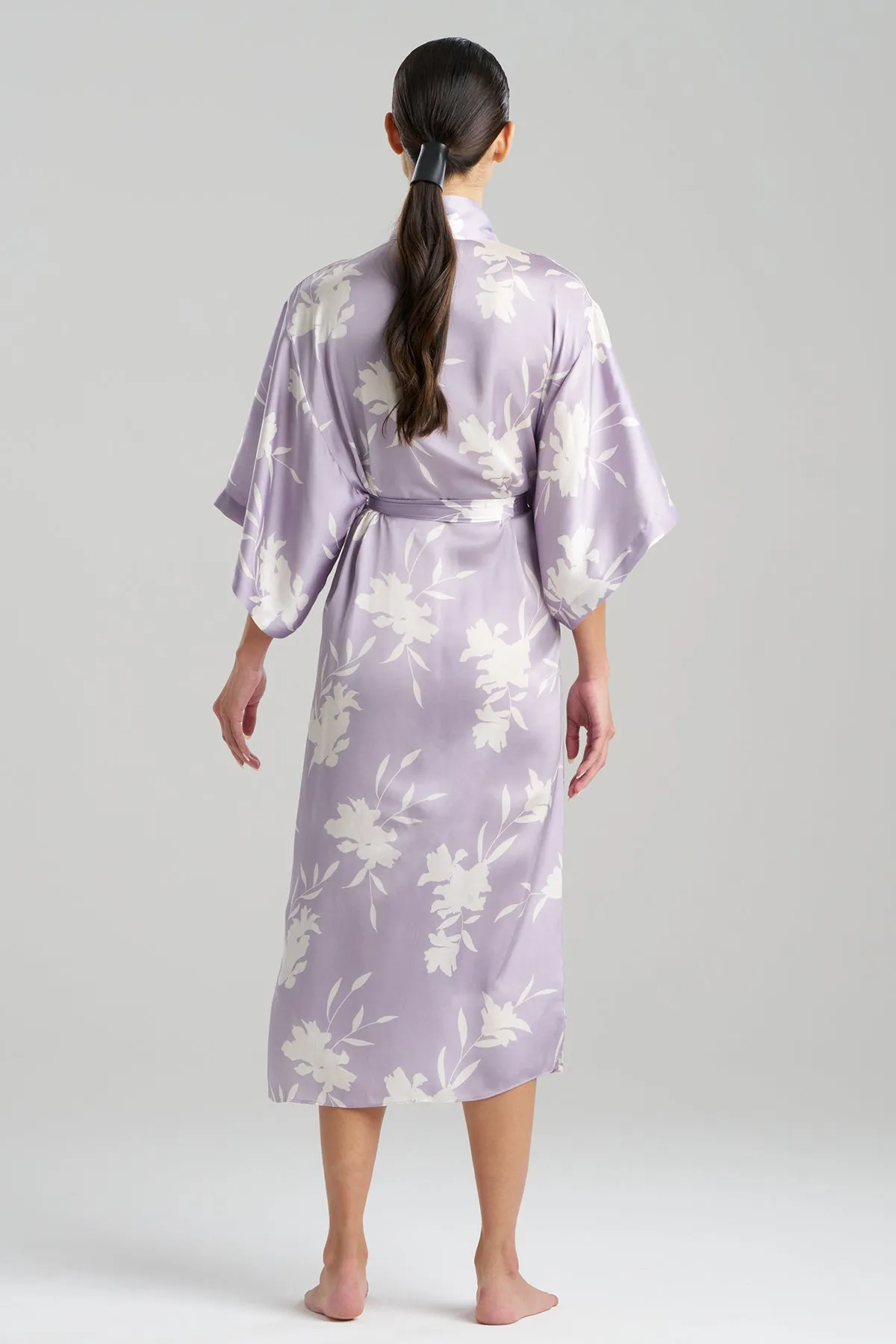 Lily Printed Satin Icon Robe sold by Natori product image thumbnail 2
