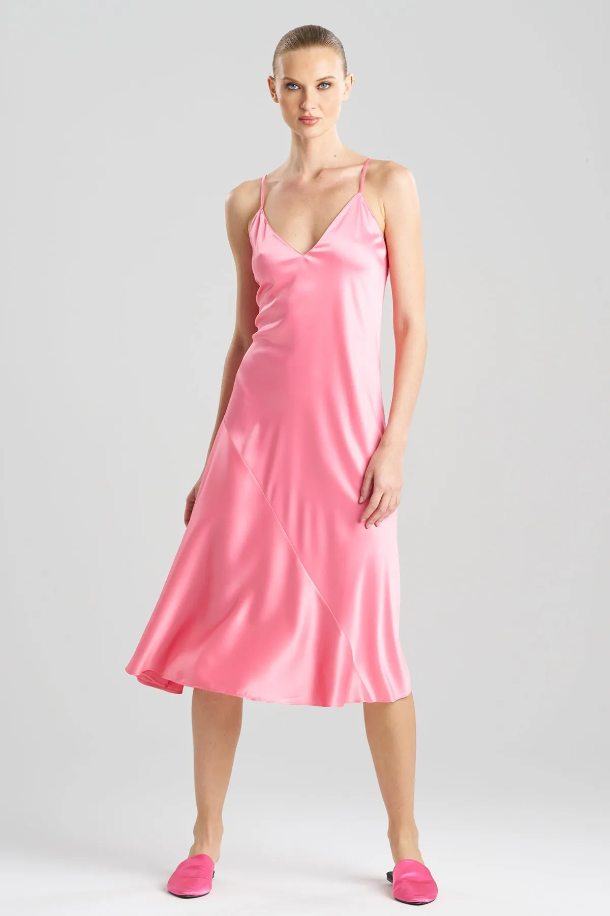 Glamour V-Neck Slip Dress sold by Natori