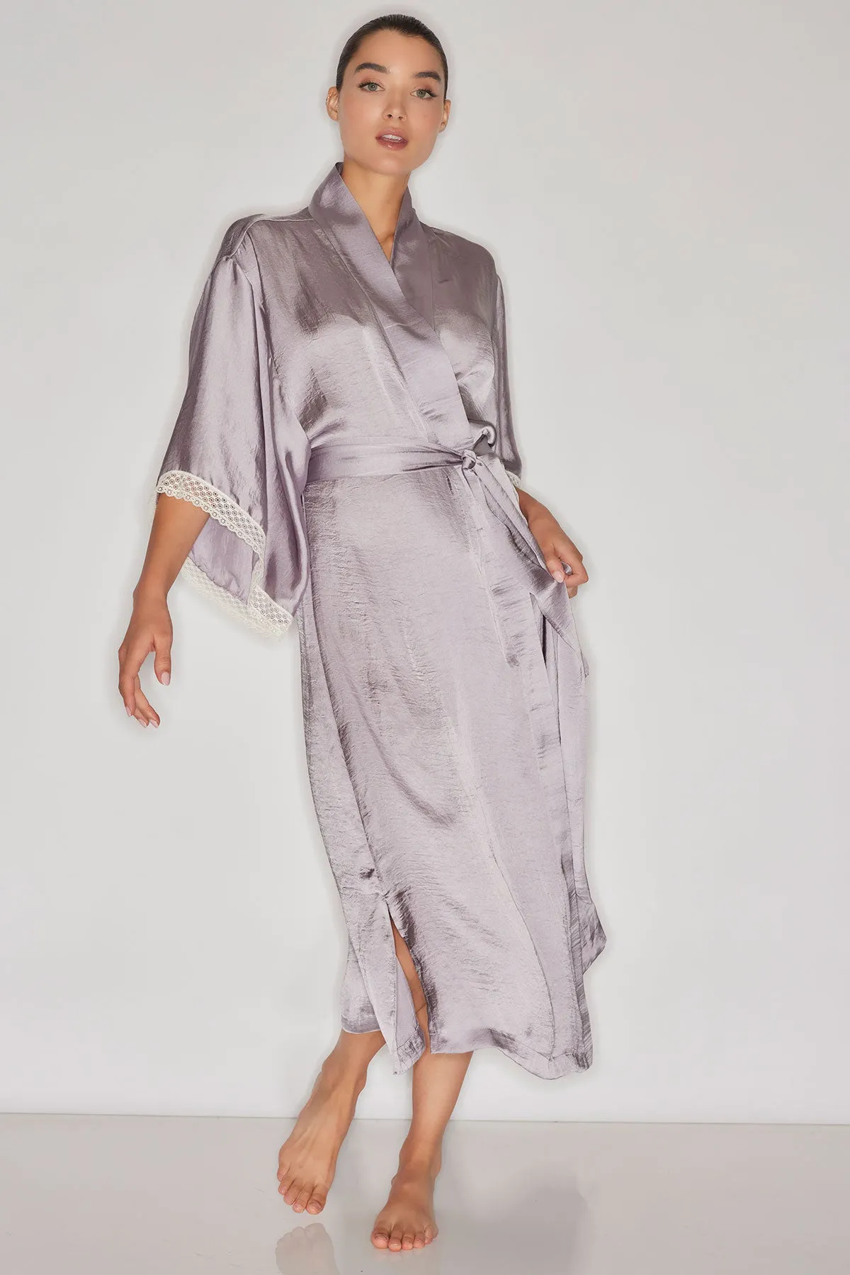 Ashley Icon Lace Robe sold by Natori