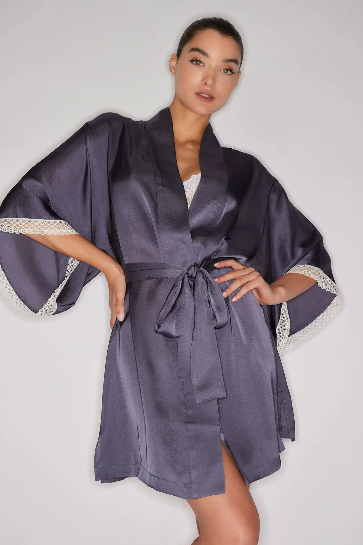 Ashley Icon Lace Wrap sold by Natori